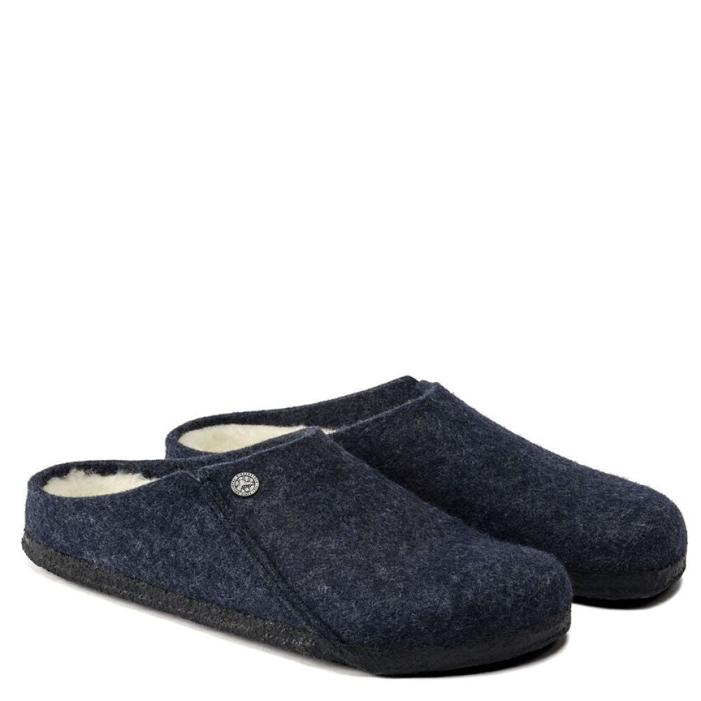 Birkenstock Men's Zermatt Shearling Wool Felt in Dark Blue