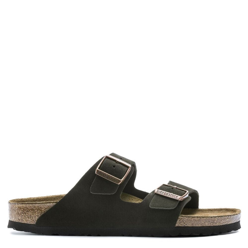 Birkenstock Women's Arizona Softbed Leather in Mocha