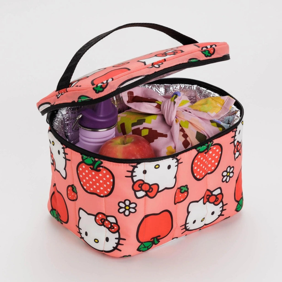 Baggu Puffy Lunch Bag in Hello Kitty Apple