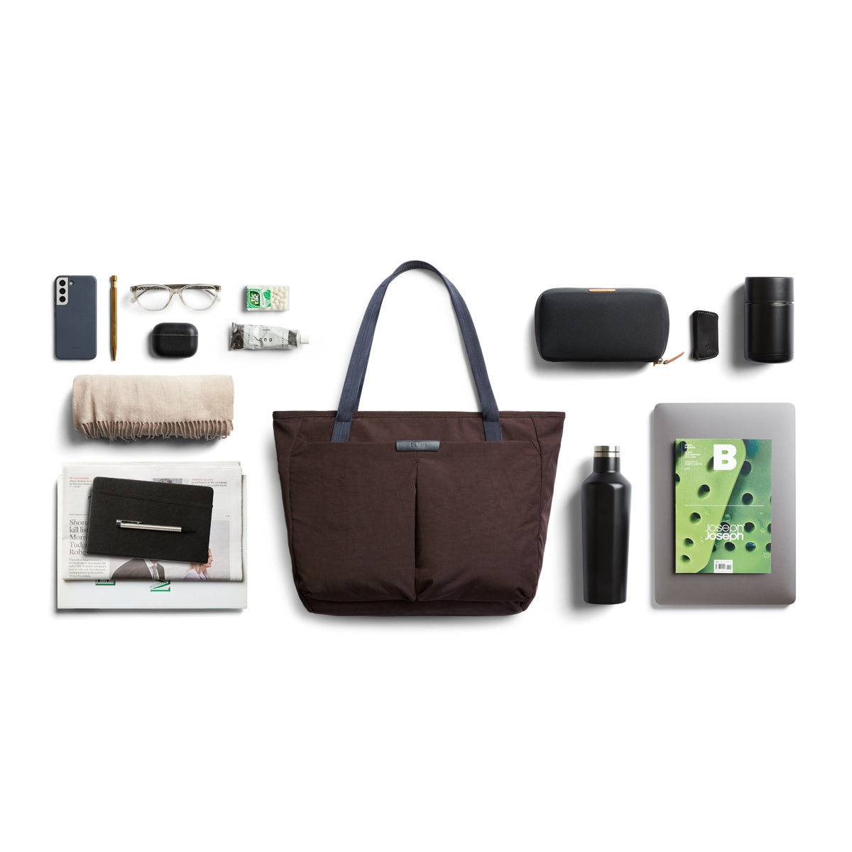 Bellroy Tokyo Wonder Tote 15L in Deep Plum