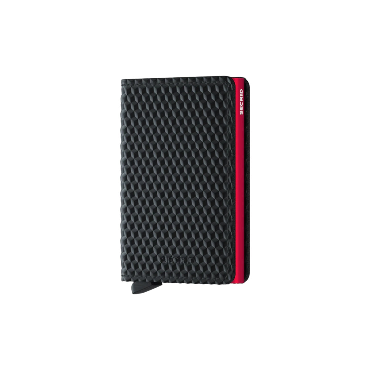 Secrid Cubic Slim Wallet in Black/Red