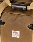 Filson Tin Cloth Small Duffle Bag in Dark Tan