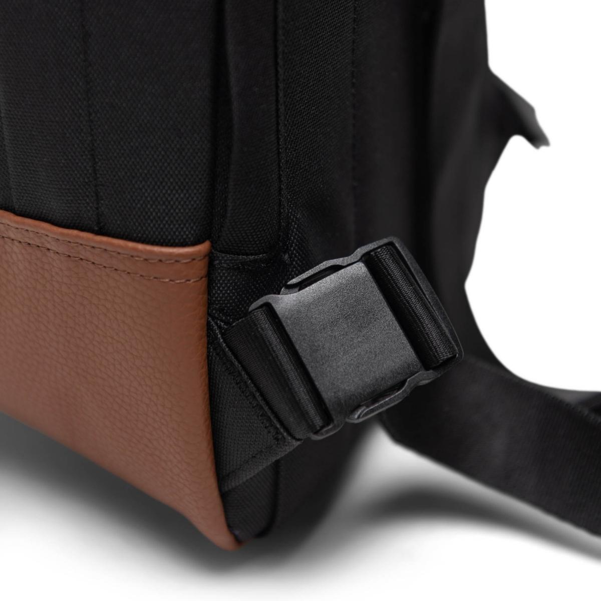 Herschel Heritage Shoulder Bag in Black/Tan