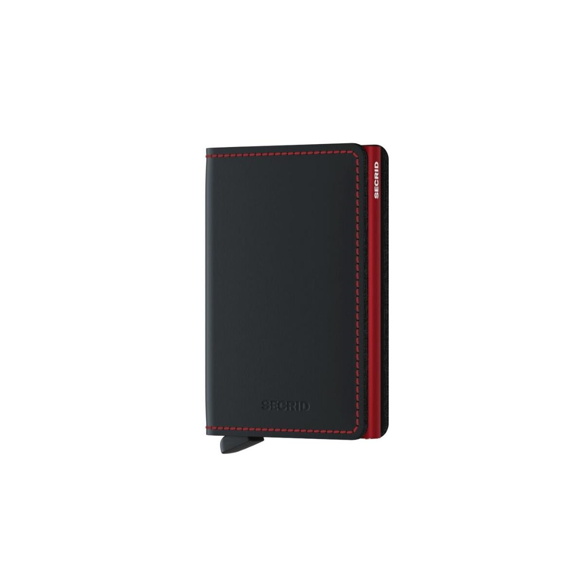 Secrid Slim Wallet Matte in Black/Red