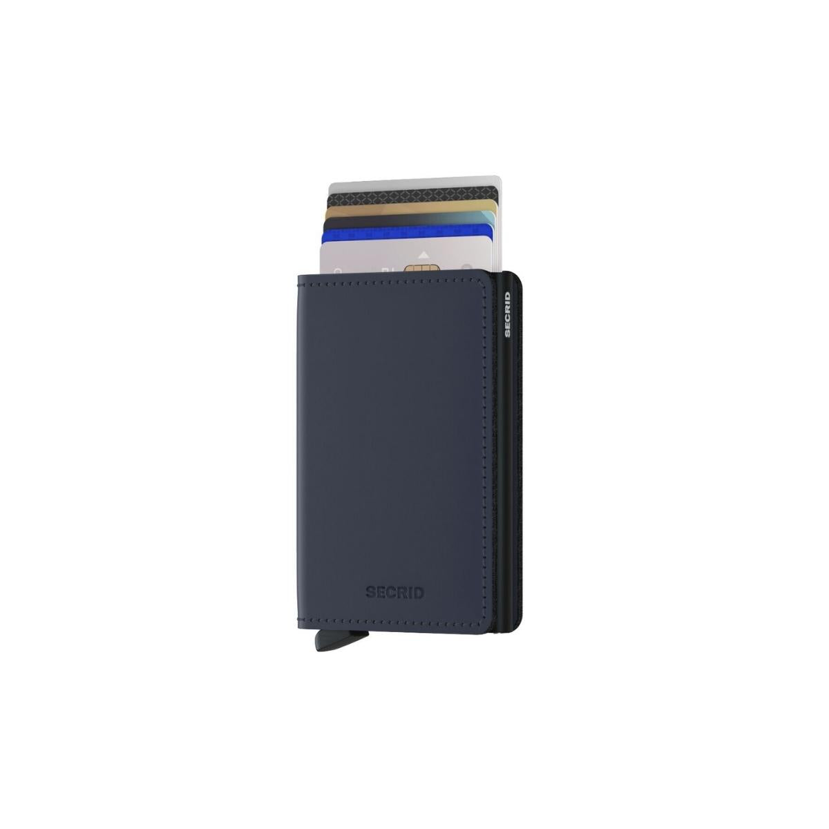 Secrid Slim Wallet Matte in Night Blue