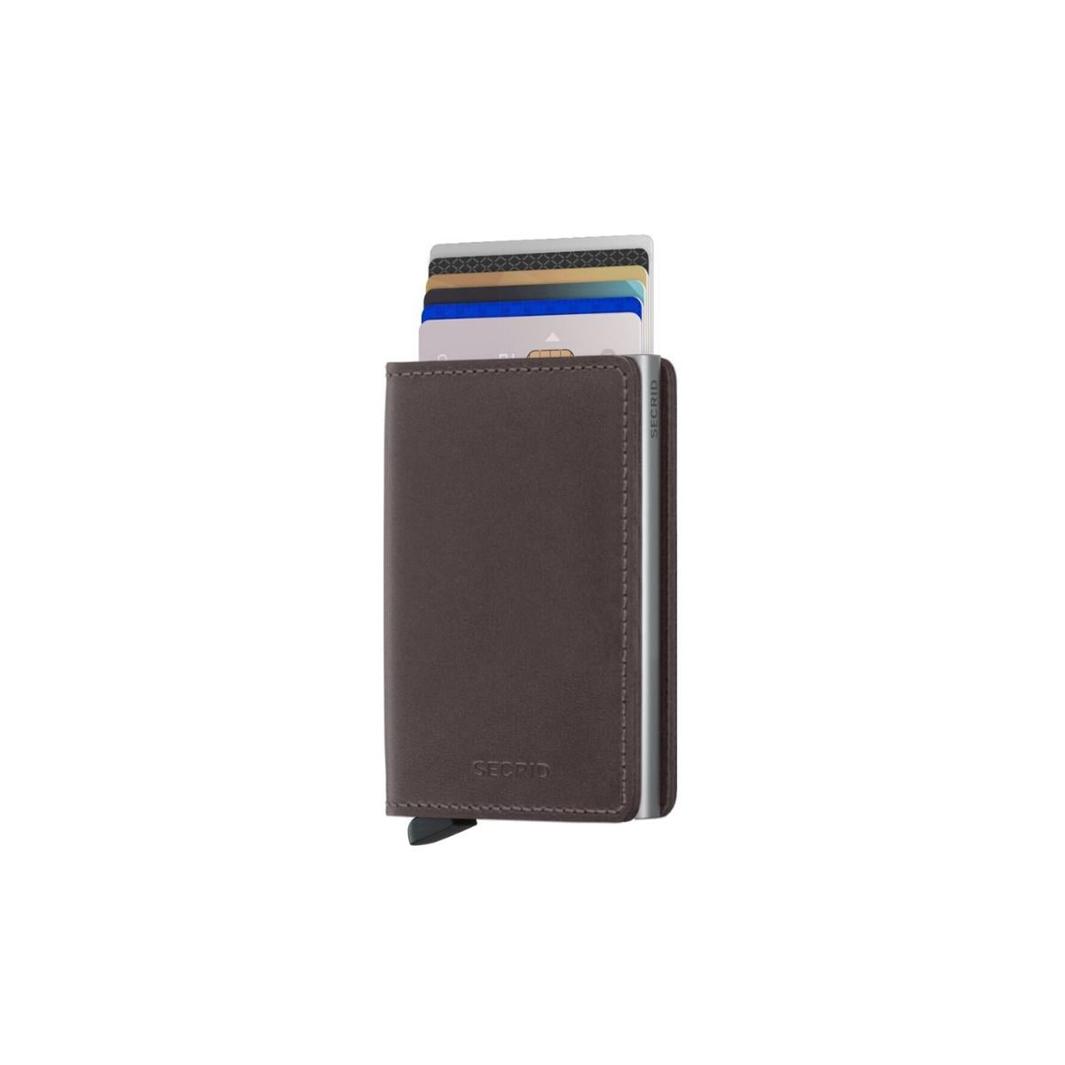 Secrid Slim Wallet Original in Brown