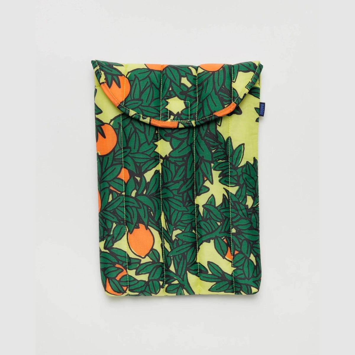 Baggu Puffy Laptop Sleeve 13"/14" in Orange Tree Yellow