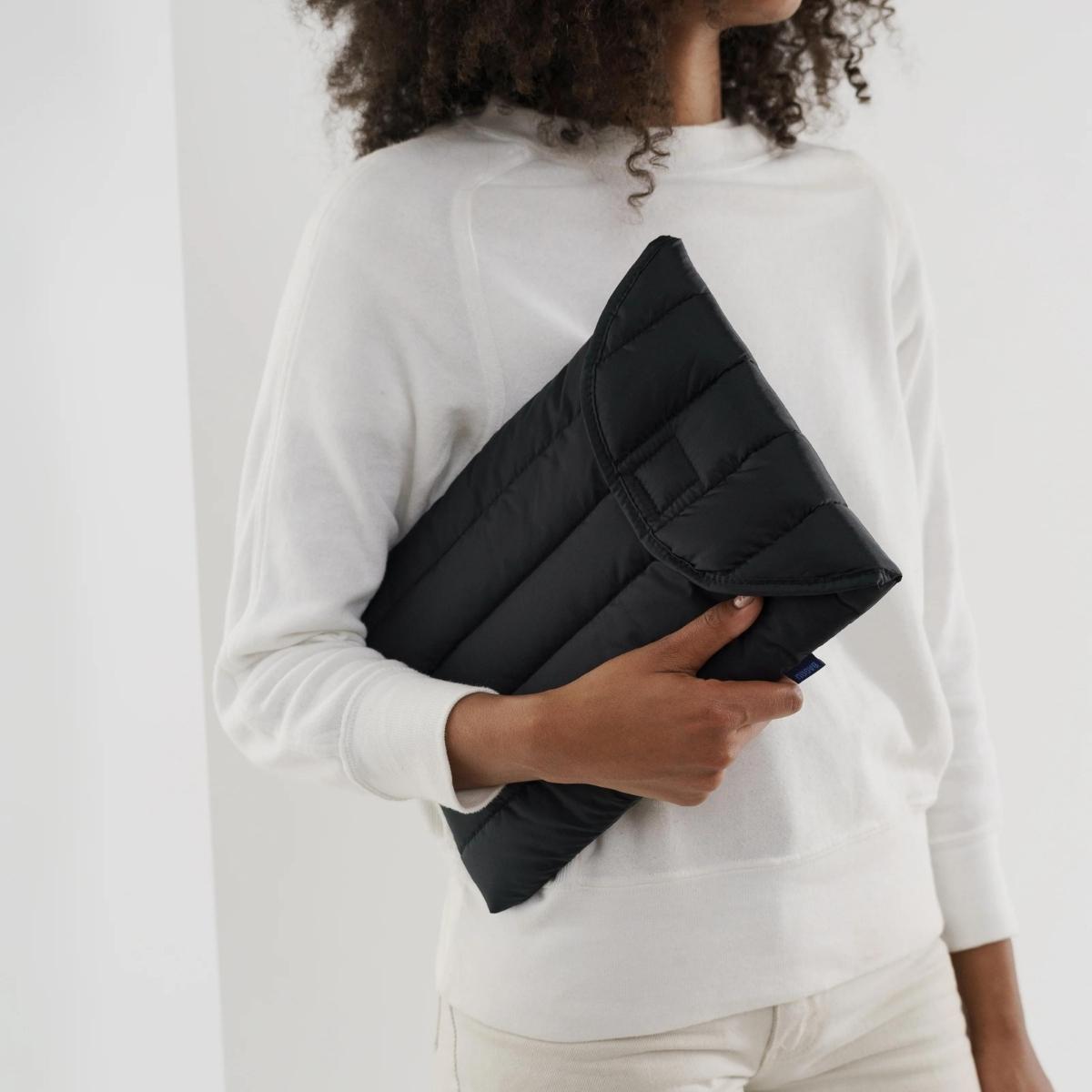Baggu Puffy Laptop Sleeve 13"/14" in Black