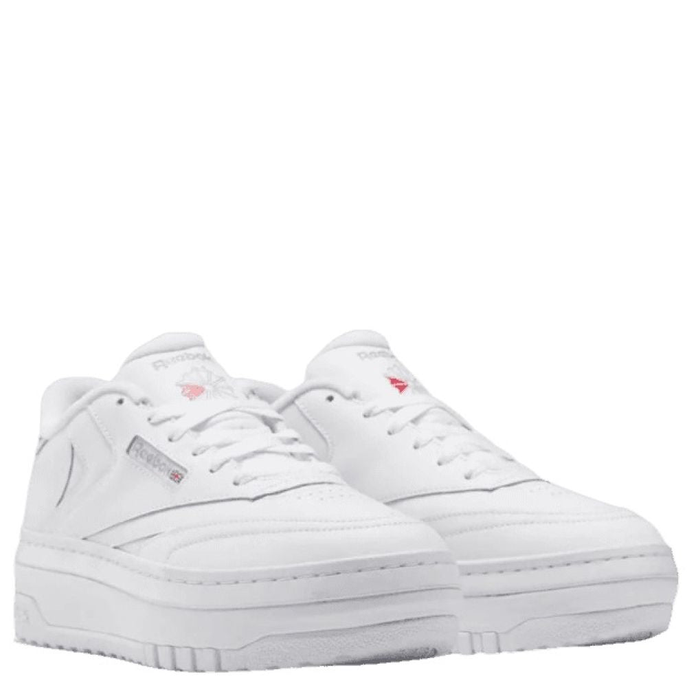 Reebok Women's Club C Extra in Cloud White/Cloud White/Pure Grey 3