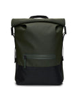 Rains Trail Rolltop Backpack in Green