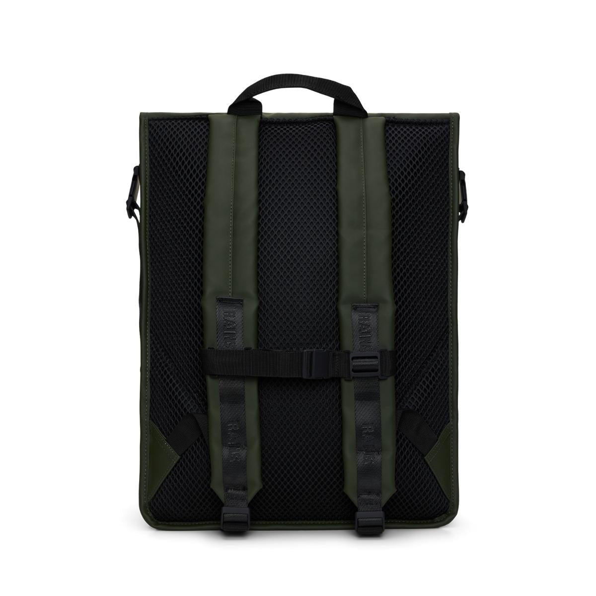 Rains Trail Rolltop Backpack in Green