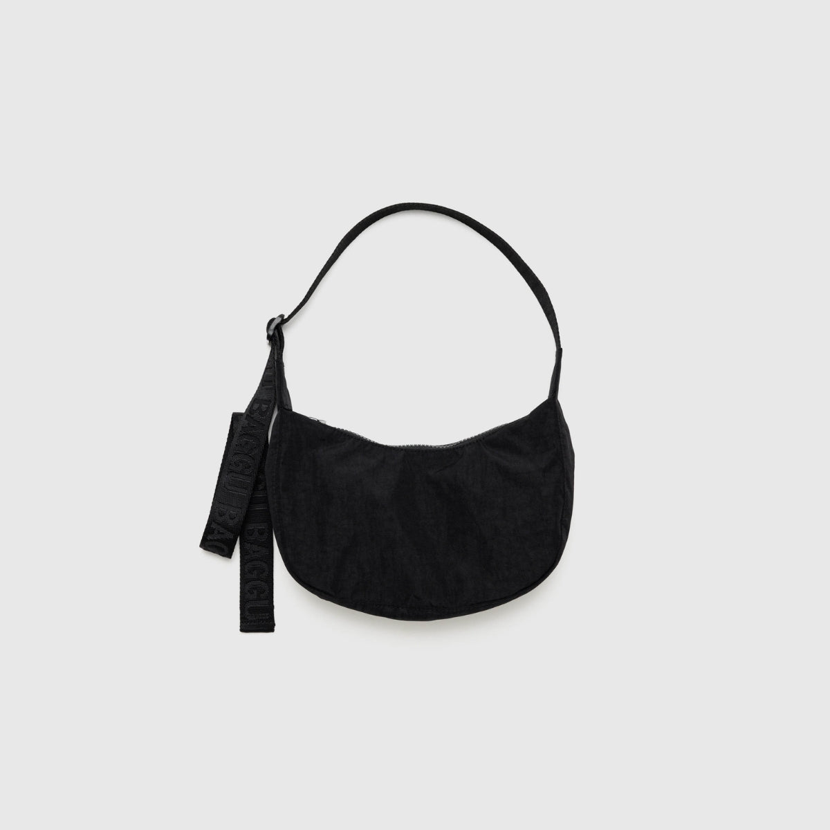 Baggu Small Nylon Crescent Bag in Black