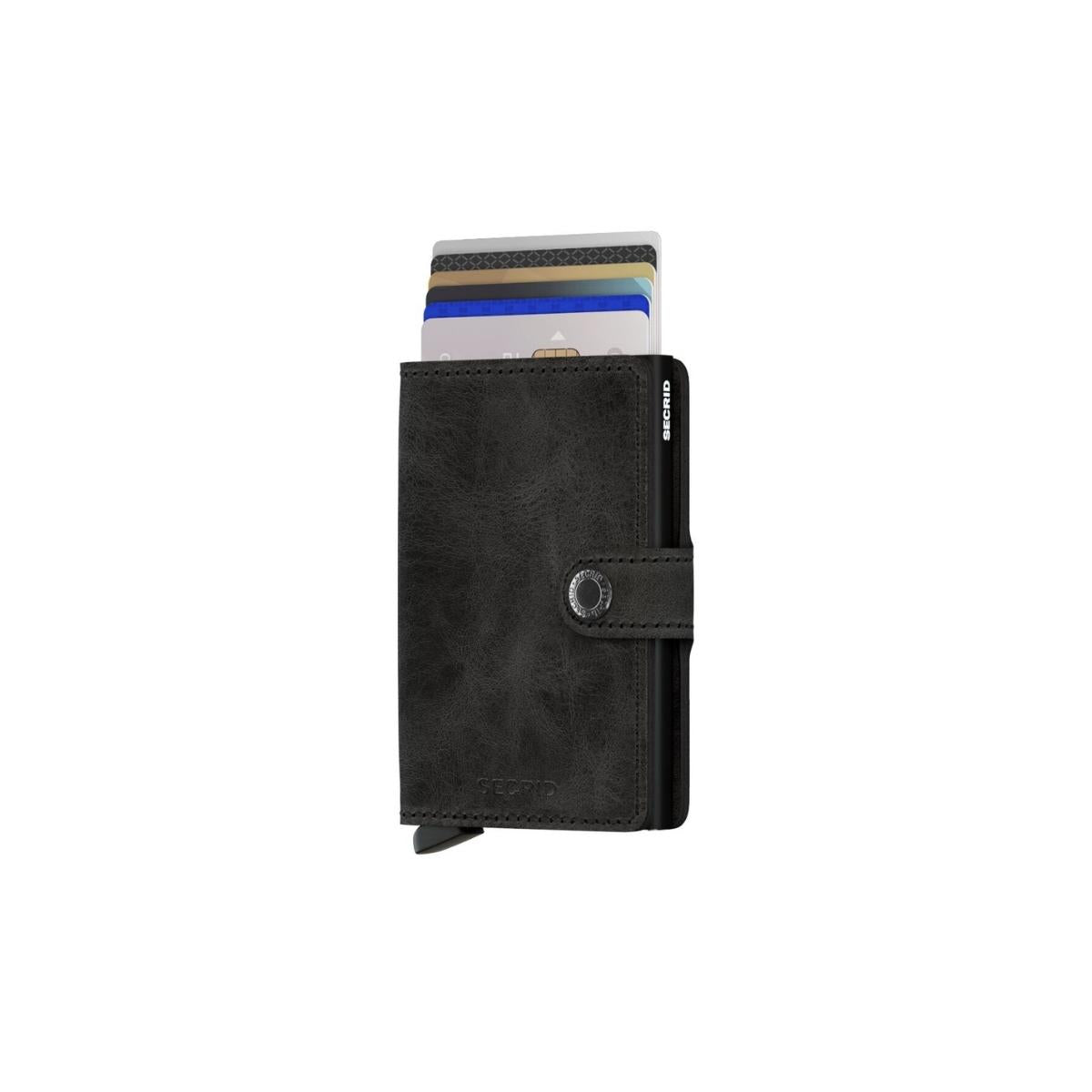 Secrid Mini Wallet Vintage in Black