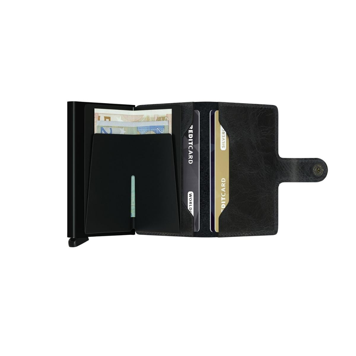 Secrid Mini Wallet Vintage in Black