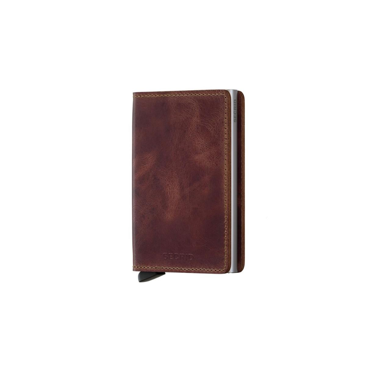 Secrid Slim Wallet Vintage in Brown