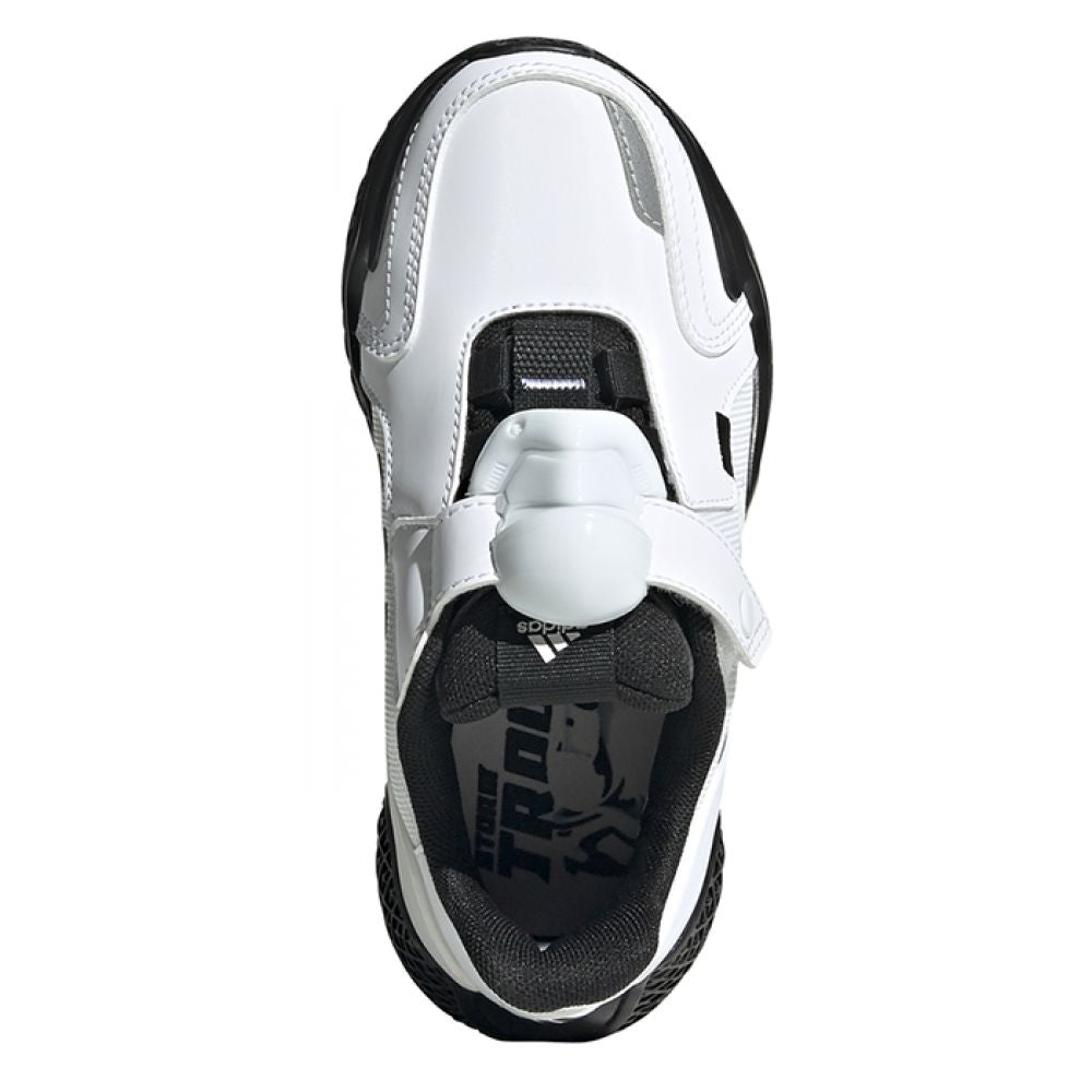 Adidas Youth's Star Wars 4uture RNR in Cloud White/Grey Two/Core Black - Getoutside Shoes