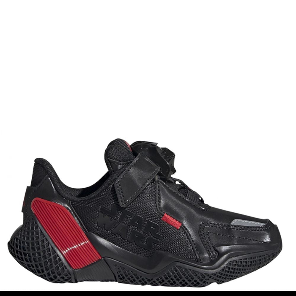 Adidas Youth's Star Wars 4uture RNR in Core Black/Scarlet - Getoutside Shoes