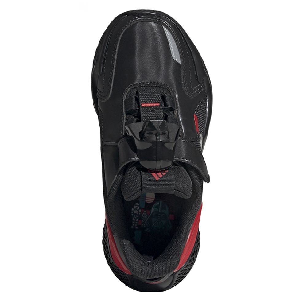 Adidas Youth's Star Wars 4uture RNR in Core Black/Scarlet - Getoutside Shoes