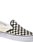 Vans Checkerboard Slip-On in Black/Off White
