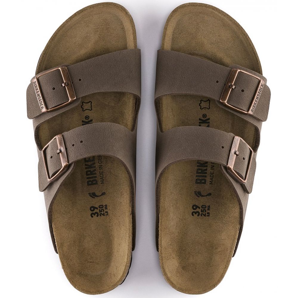 Birkenstock Arizona Birkibuc in Mocha