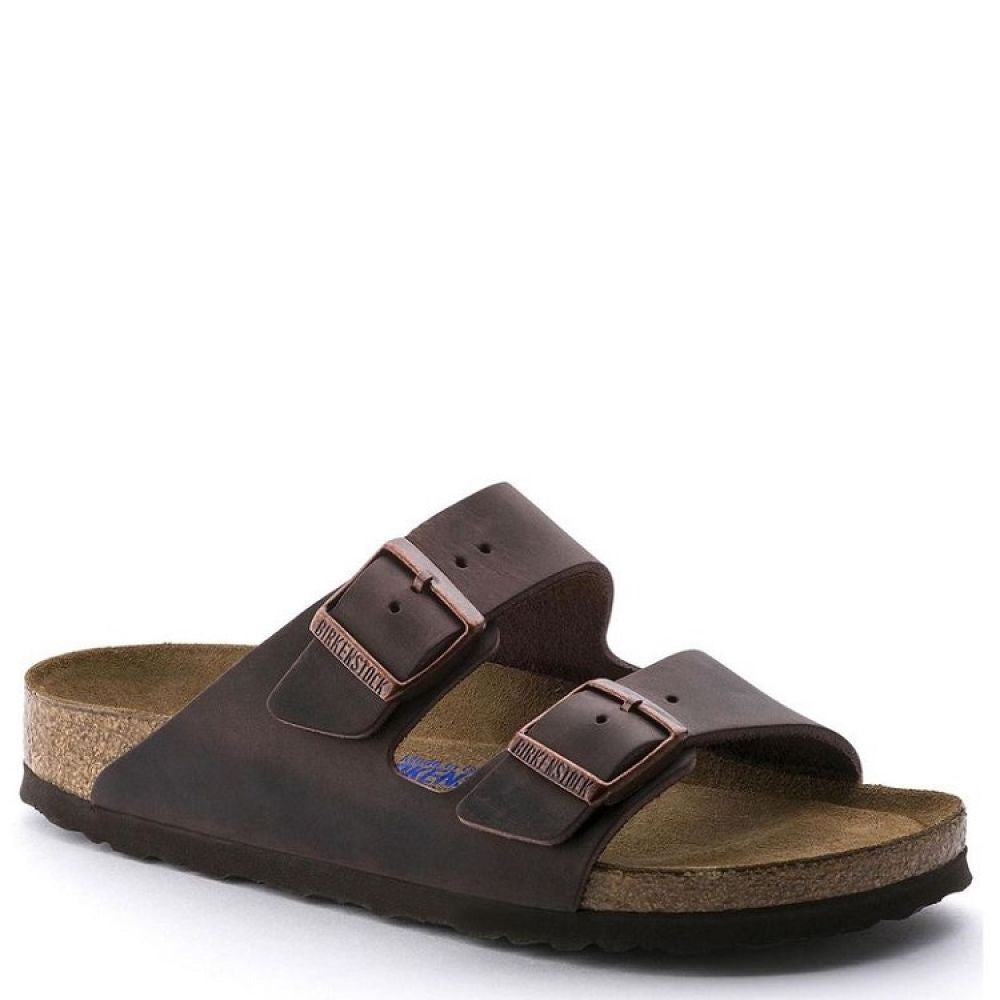 Birkenstock Arizona Softbed Oiled Leather in Habana