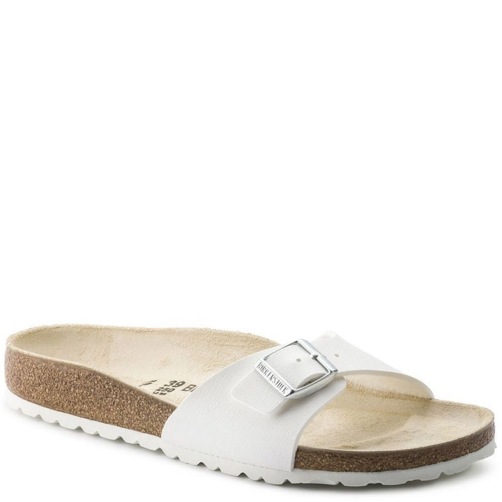 Birkenstock Women's Madrid Birko-Flor in White