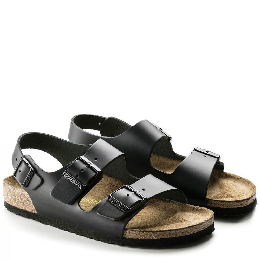 Birkenstock Milano Leather in Black