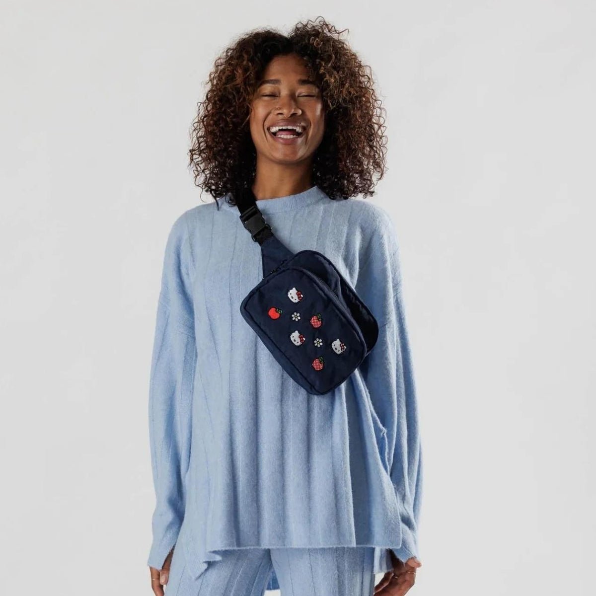 Baggu Fanny Pack in Embroidered Hello Kitty - Getoutside Shoes