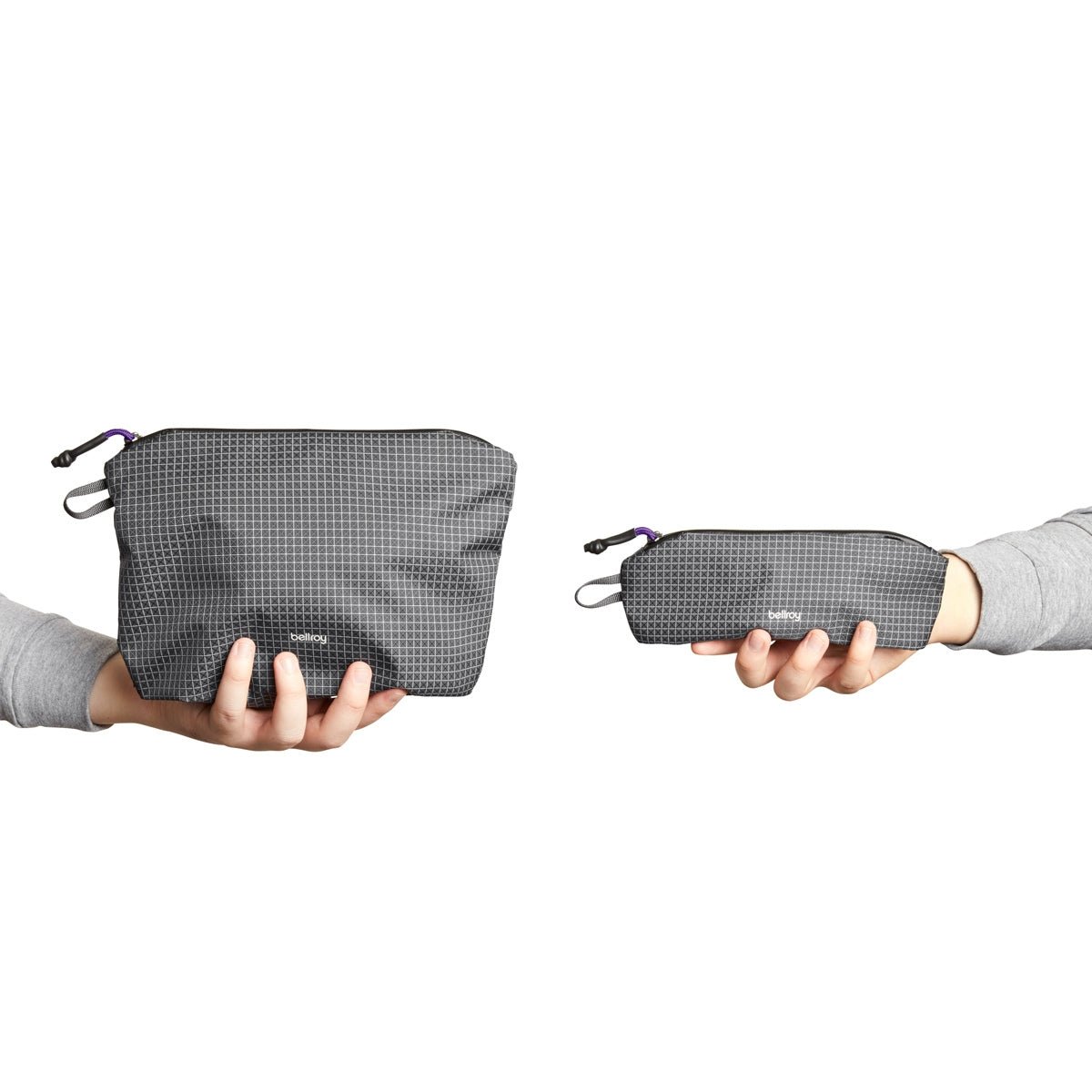 Bellroy Lite Pouch Duo in Arcade Grey - Getoutside Shoes