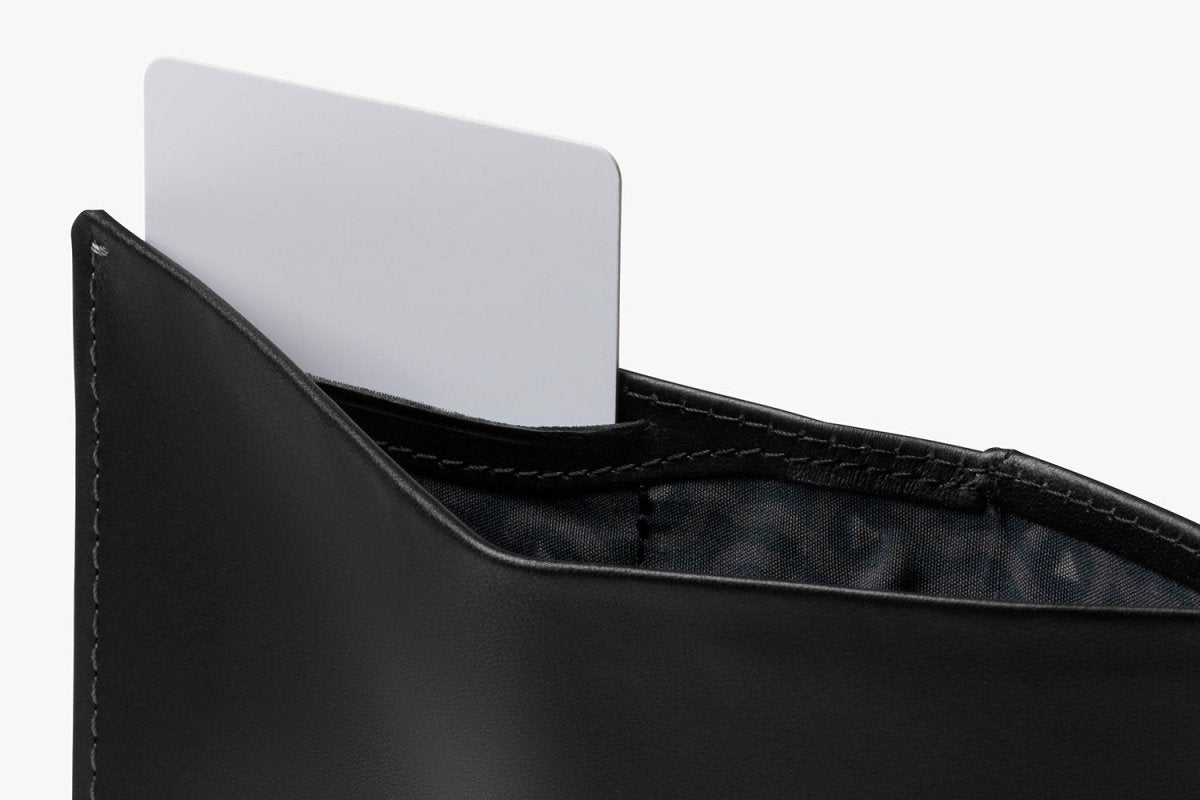Bellroy Note Sleeve in Black - Getoutside Shoes