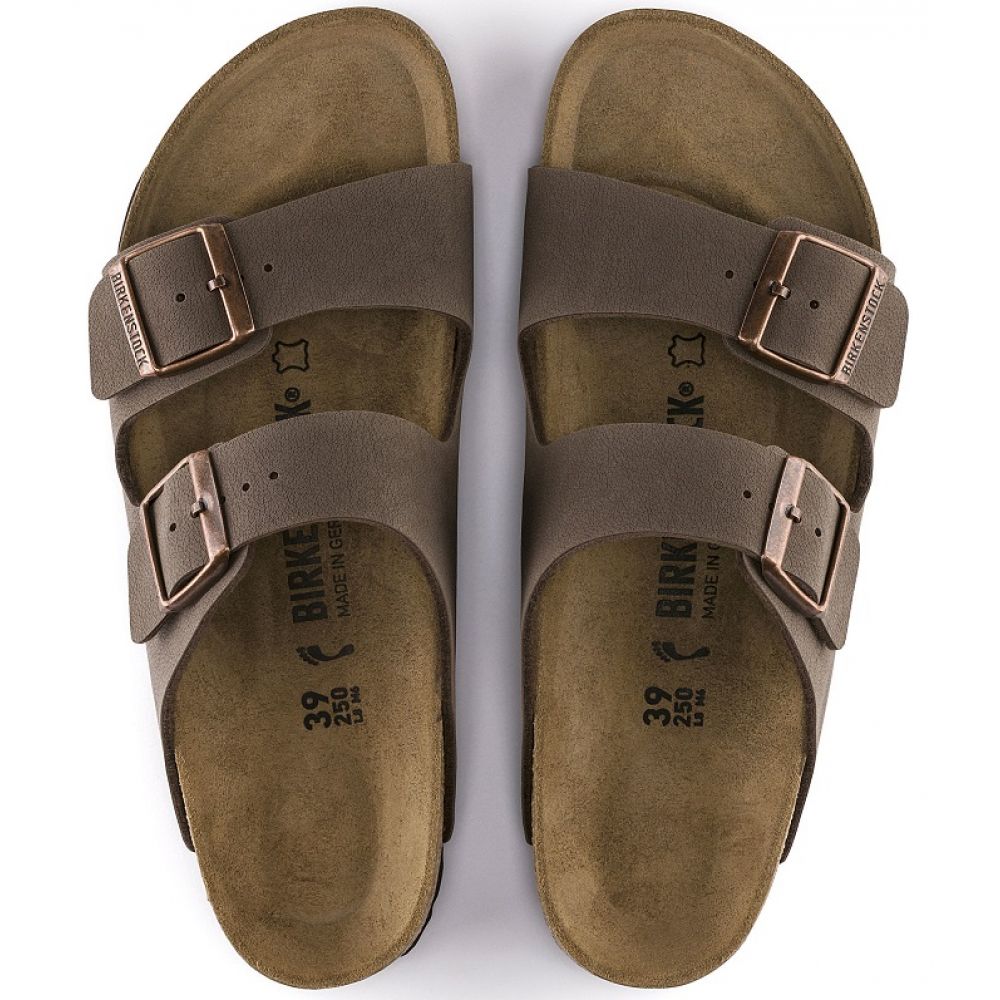 Birkenstock Arizona Birkibuc in Mocha - Getoutside Shoes