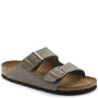 Birkenstock Arizona Birkibuc in Stone - Getoutside Shoes