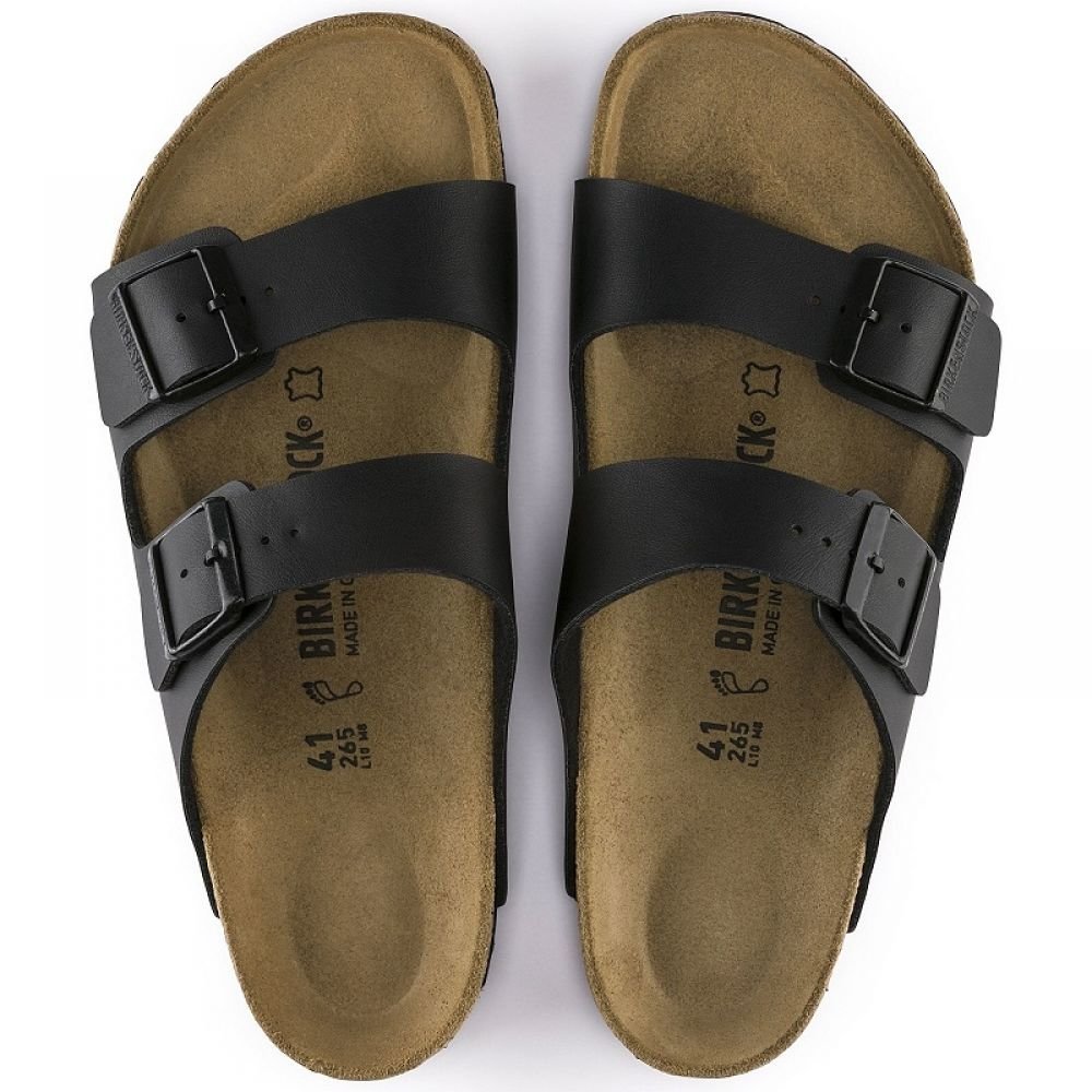 Birkenstock Arizona Birko-Flor in Black - Getoutside Shoes