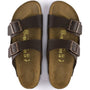 Birkenstock Arizona Birko-Flor in Dark Brown - Getoutside Shoes