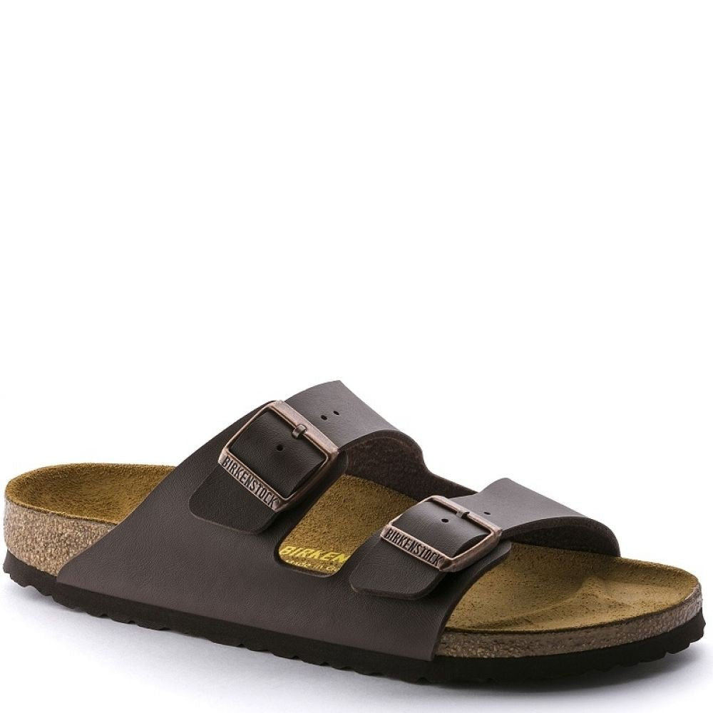 Birkenstock Arizona Birko-Flor in Dark Brown - Getoutside Shoes