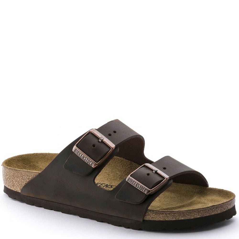 Birkenstock Arizona Oiled Leather in Habana - Getoutside Shoes