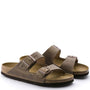 Birkenstock Arizona Oiled Leather in Tobacco Brown - Getoutside Shoes