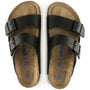 Birkenstock Arizona Softbed Birko-Flor in Black - Getoutside Shoes