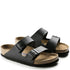 Birkenstock Arizona Soft Footbed Birko-Flor in Black - Getoutside Shoes