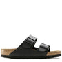 Birkenstock Arizona Softbed Birko-Flor in Black - Getoutside Shoes