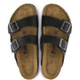 Birkenstock Arizona Softbed Oiled Leather in Black - Getoutside Shoes