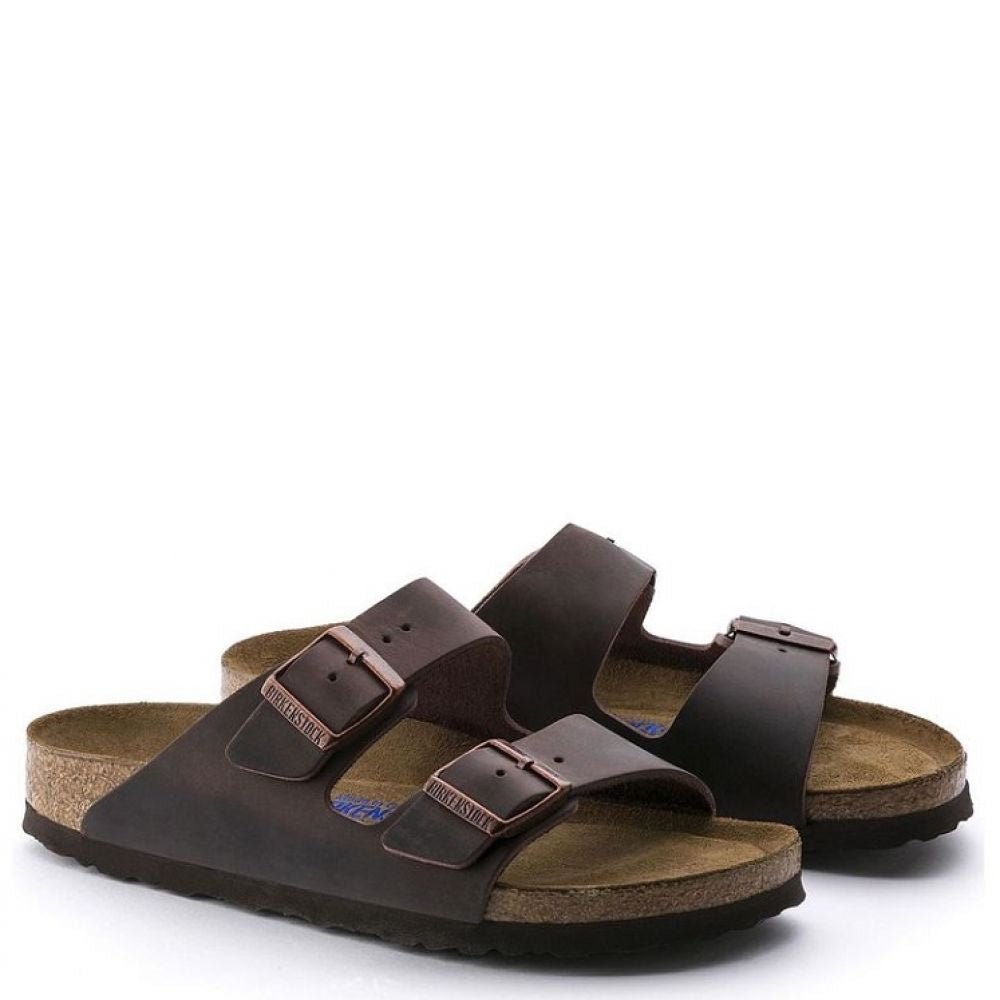 Birkenstock Arizona Soft Footbed Oiled Leather in Habana - Getoutside Shoes