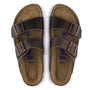 Birkenstock Arizona Softbed Oiled Leather in Habana - Getoutside Shoes