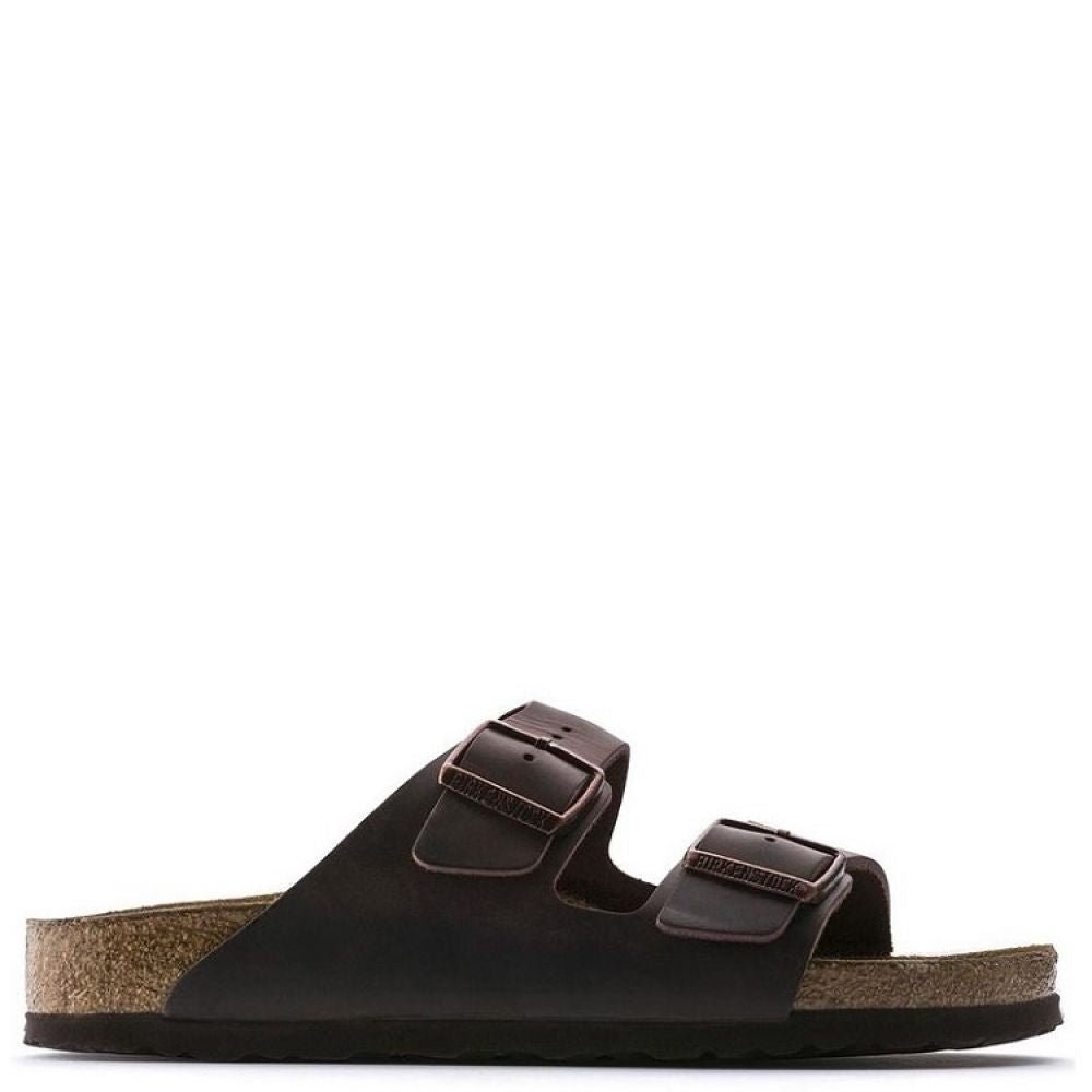 Birkenstock Arizona Softbed Oiled Leather in Habana - Getoutside Shoes