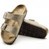 Birkenstock Arizona Suede Leather in Taupe - Getoutside Shoes