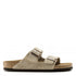 Birkenstock Arizona Suede Leather in Taupe - Getoutside Shoes