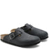 Birkenstock Boston Oiled Leather in Black - Getoutside Shoes