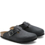 Birkenstock Boston Oiled Leather in Black - Getoutside Shoes