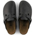 Birkenstock Boston Oiled Leather in Black - Getoutside Shoes