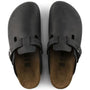 Birkenstock Boston Oiled Leather in Black - Getoutside Shoes